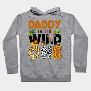 Daddy Of The Birthday Wild One Dad And Mom Boy Family Hoodie
